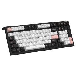 Bàn phím cơ FL-Esports FL100CPM White Olivia Wireless FLCMMK Ice Pink switch