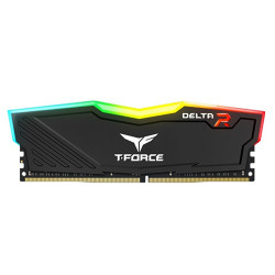 Ram TEAMGROUP T-Force DELTA RGB 8GB (1x8GB) DDR4 3200MHz Đen (TF3D48G3200HC16F01)