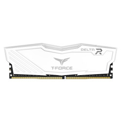 Ram TEAMGROUP T-Force DELTA RGB 8GB (1x8GB) DDR4 3200MHz Trắng (TF4D48G3200HC16F01)