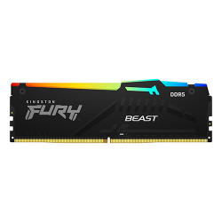 Ram Kingston FURY Beast White RGB 32GB (2x16GB) DDR5 bus 5200Mhz