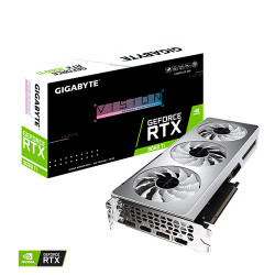 VGA GIGABYTE GeForce RTX 3060 Ti VISION OC 8G (rev. 2.0) (GV-N306TVISION OC-8GD)