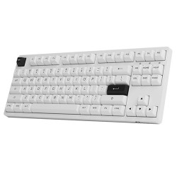 Bàn phím cơ AKKO 3087 RF Black on White Wireless Akko V3 Cream Yellow switch
