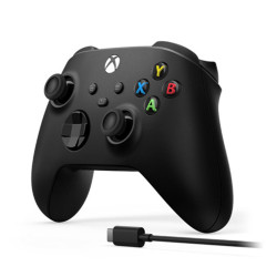 Tay cầm chơi game Xbox Series X Controller - Carbon Black + USB-C Cable