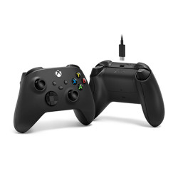 Tay cầm chơi game Xbox Series X Controller - Carbon Black + USB-C Cable