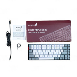 Bàn phím cơ E-DRA EK384 Triple Mode Wireless Beta Blue switch