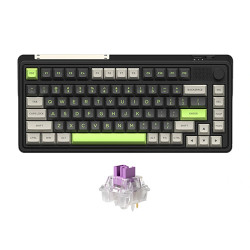 Bàn phím cơ FL-Esports CMK75 SAM Desert Grey FLCMMK Ice Violet switch