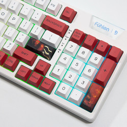 Bàn phím cơ Fuhlen H95S Warrior Cherry profile Brown switch