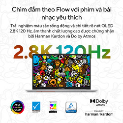 Laptop Asus Vivobook S 15 OLED BAPE Edition S5504VA-MA291W (Core™ i5-13500H | 16GB | 512GB | Intel® Iris Xe | 15.6inch WQHD+ | Win 11 | Đen)