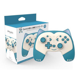 Tay cầm chơi game không dây IINE Pro Controller Animal cho Nintendo Switch/PC, màu Blue Fox