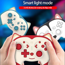 Tay cầm chơi game không dây IINE Pro Controller Animal cho Nintendo Switch/PC, Red Fox