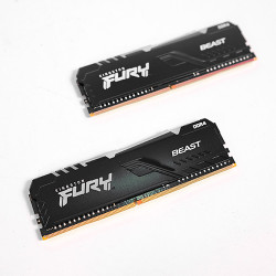 Ram Desktop Kingston Fury Beast RGB 32GB (2x16GB) DDR4 3200Mhz