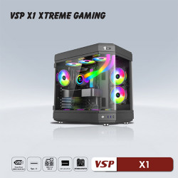 Vỏ Case VSP X1 EXTREME GAMING Black
