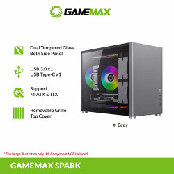 Vỏ case GAMEMAX SPARK Mini Grey