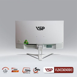 Màn hình VSP VL24 CM2406H White (23.8 inch | FHD | VA | 75Hz | 5ms | Cong)