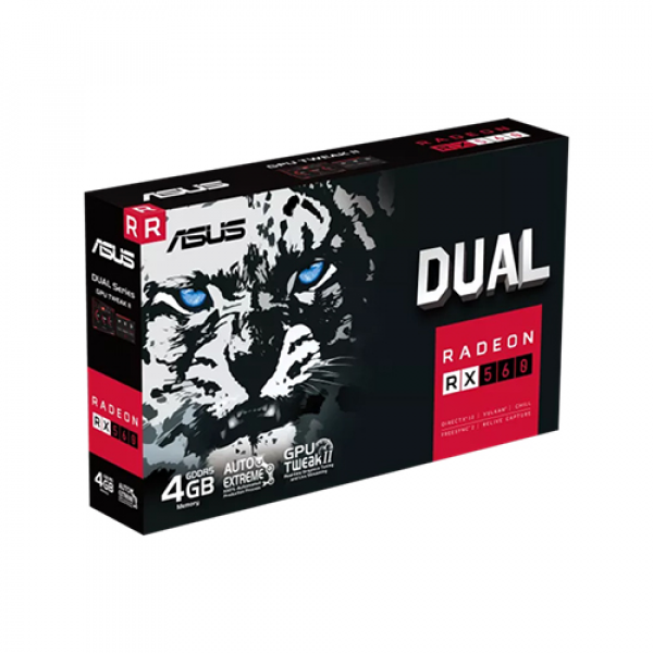 VGA Asus Dual Radeon RX 560 4GB GDDR5