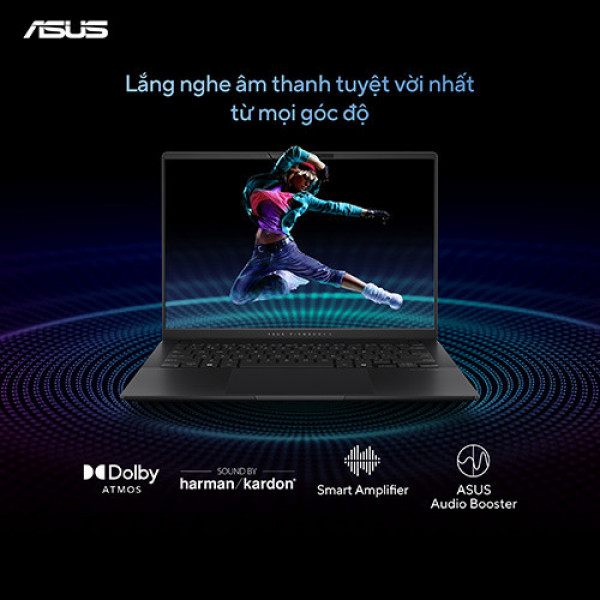 Laptop Asus Vivobook S 14 OLED S5406MA-PP136W (Intel® Core™ Ultra 5 125H | 16GB | 1TB | Intel® Arc™ Graphics | 14.0inch 3K OLED | Win 11 | Xanh) 