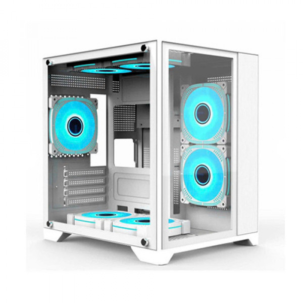 Vỏ Case Xtech XT- FH919W ( Matx, Màu Trắng) Case Bể Cá