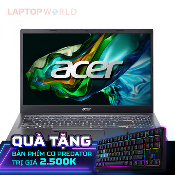 Laptop Acer Gaming Aspire 5 A515-58GM-598J NX.KW1SV.002 (Intel Core i5-13420H | 16GB | 512GB | RTX 2050 4GB | 15.6 inch FHD 144Hz | Xám | Win 11)