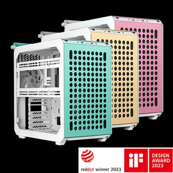 Vỏ case Cooler Master QUBE 500 FLATPACK MACARON EDITION (ATX/MID TOWER/Màu Mix/Lắp ghép)