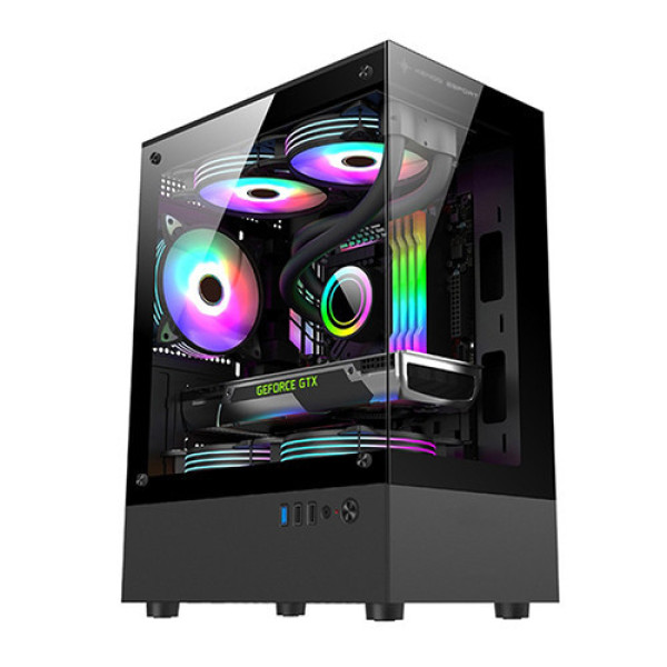 PCHM Gaming 02 (i3-14100F | H610M DDR4 | Ram 16GB  |  RX 6500 4GB | 256GB SSD | 500W)