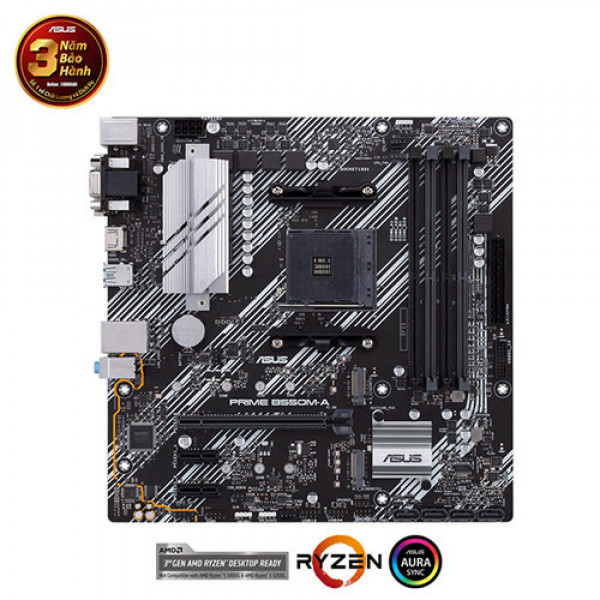 Mainboard Asus Prime B550M-A (AMD B550/ Socket AM4/ M-ATX/ 4 khe ram/ DDR4)