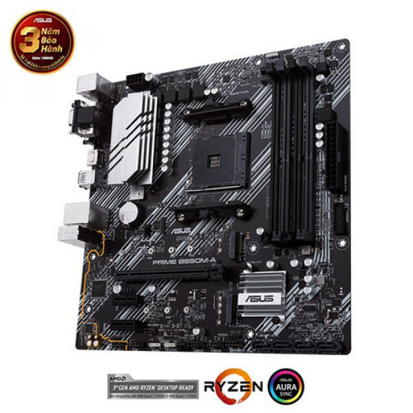 Mainboard Asus Prime B550M-A (AMD B550/ Socket AM4/ M-ATX/ 4 khe ram/ DDR4)