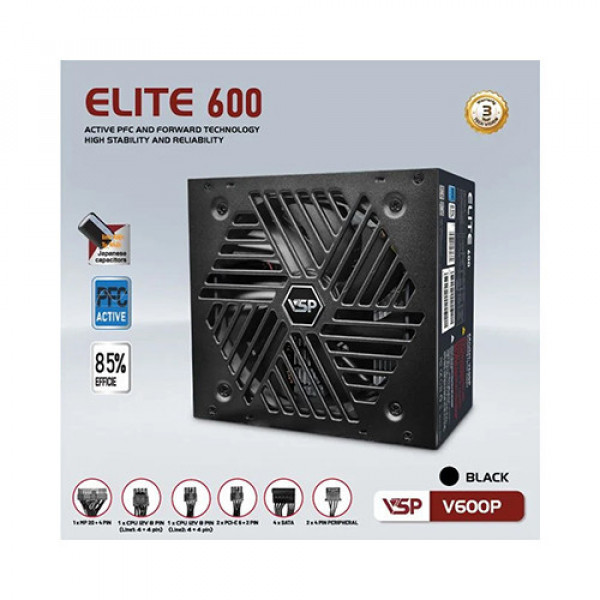 Nguồn máy tính VSP ELITE V600P