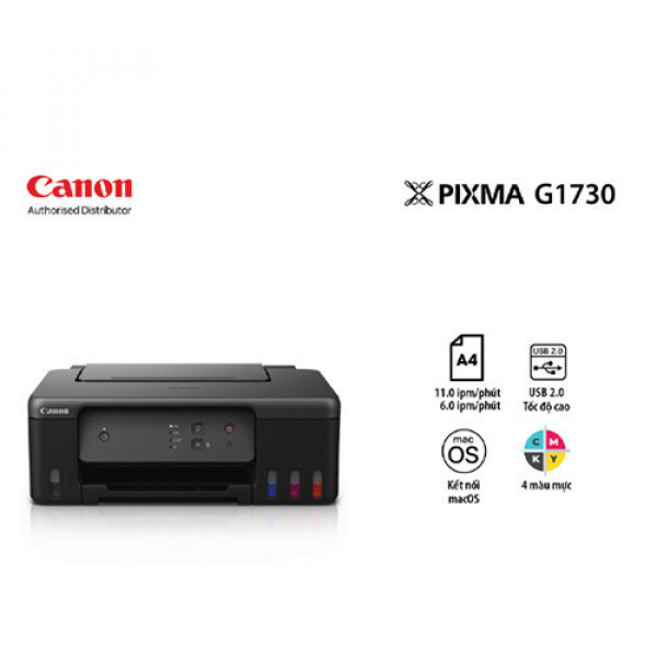Máy in phun màu Canon PIXMA G1730 (A4/A5/ In/ Copy/ Scan/ USB)