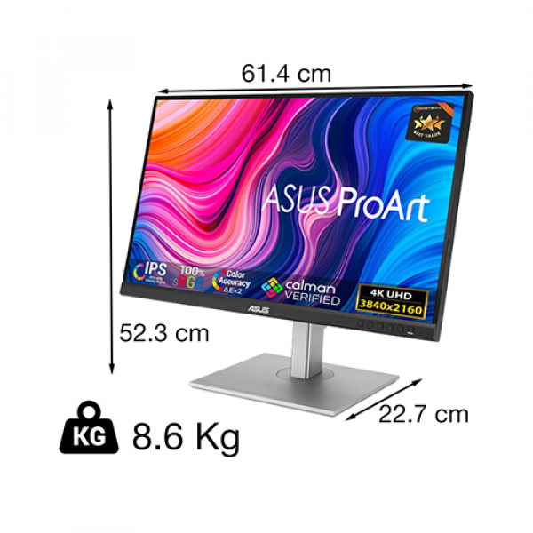 Màn hình ASUS ProArt PA279CV-J (27 inch | IPS | 4K UHD | 60Hz | 5ms | Chuyên Đồ Họa)