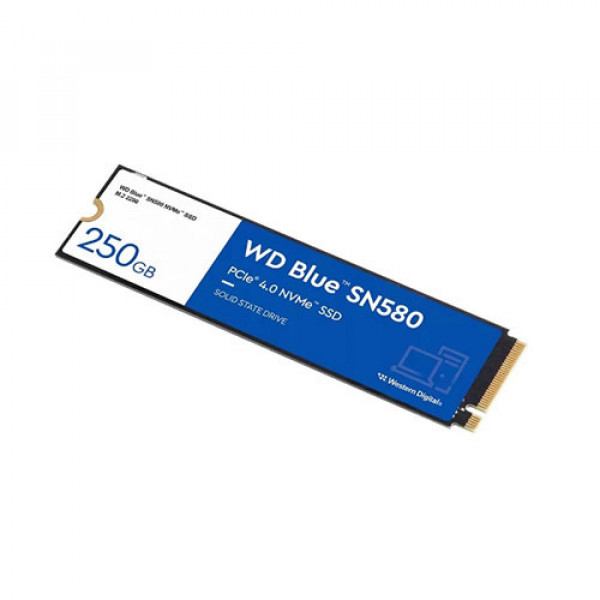 Ổ cứng SSD Western Digital Blue SN580 WDS250G3B0E 250GB (NVMe PCIe/ Gen4x4 M2.2280/ 4000MB/s/ 2000MB/s)