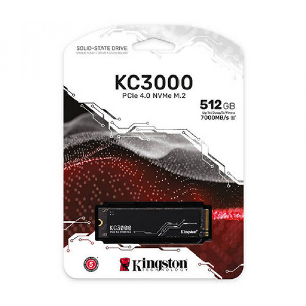 Ổ cứng SSD Kingston SKC3000 512Gb (NVMe PCIe/ Gen4x4 M2.2280/ 7000MB/s/ 3900MB/s)