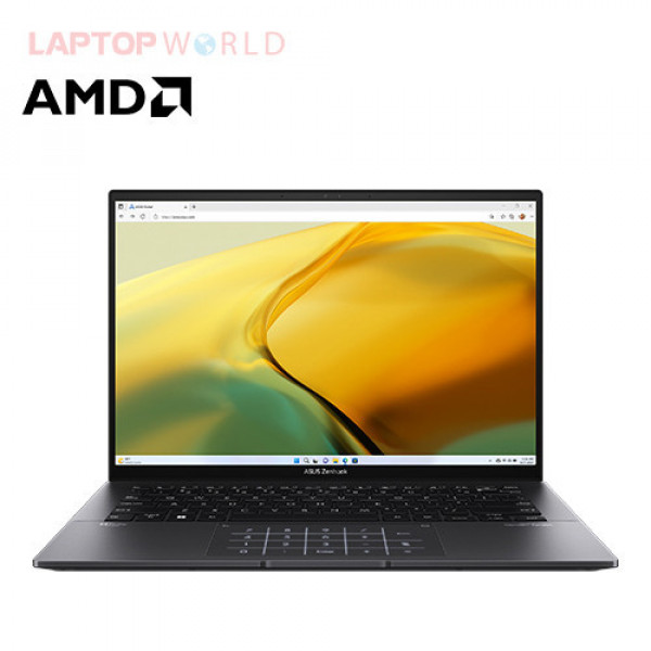 Laptop Asus Zenbook 14 OLED UM3402YA-KM074W (AMD Ryzen™ 5-5625U | 8GB | 512GB | AMD Radeon | 14 inch OLED WQXGA+ | Win 11 | Đen)