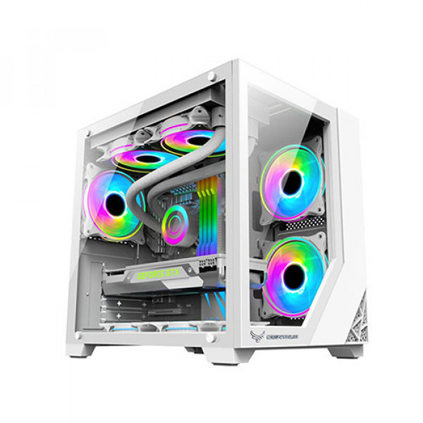 Vỏ Case CENTAUR TITAN WHITE (MATX/ Màu Trắng)