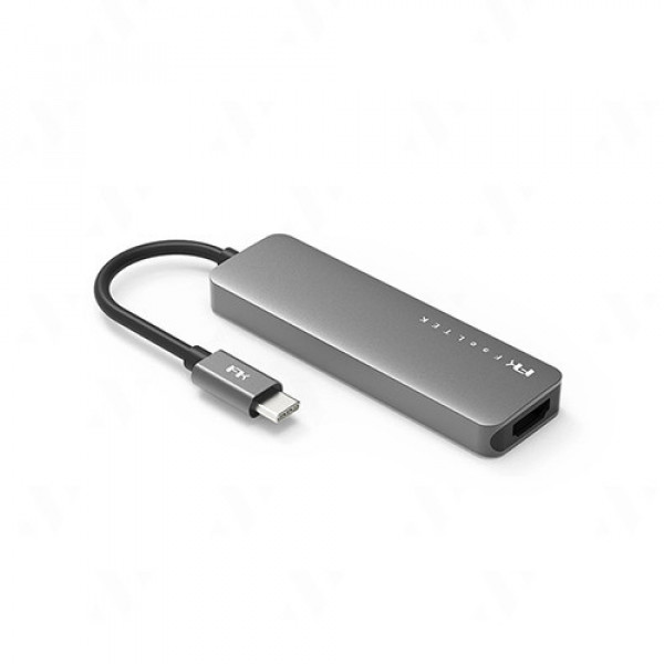 Hub chuyển đổi Feeltek HCM004AP2F 4 in 1 (USB-C sang 1xUSB-C, 1xUSB-A 3.1, 1xUSB A 2.0, 1xHDMI)