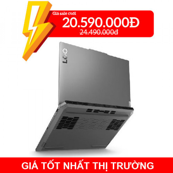 Laptop Lenovo LOQ 15ARP9 AI 83JC007JVN (Ryzen™ 5-7235HS | 24GB | 512GB | RTX™ 3050 | 15.6 inch FHD 144Hz | Win 11 | Xám)