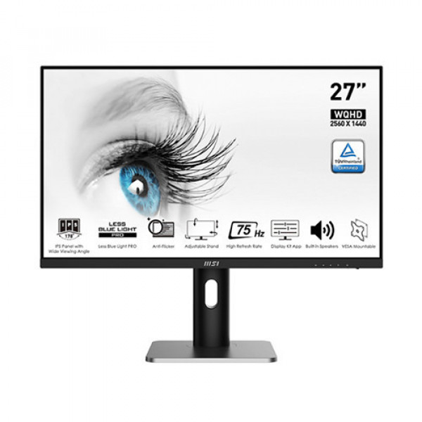 Màn Hình MSI PRO MP273QP (27inch | WQHD | IPS | 75Hz | 4ms | Loa)