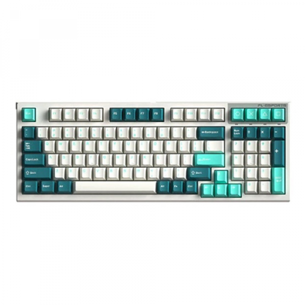 Bàn phím cơ FL-Esports FL980CPM Cool Mint Wireless Kailh Box Red switch