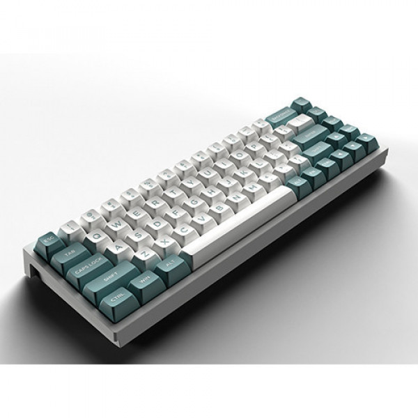 Bàn phím cơ FL-Esports FL680SAM Aqua Green Wireless Gateron Cap White switch