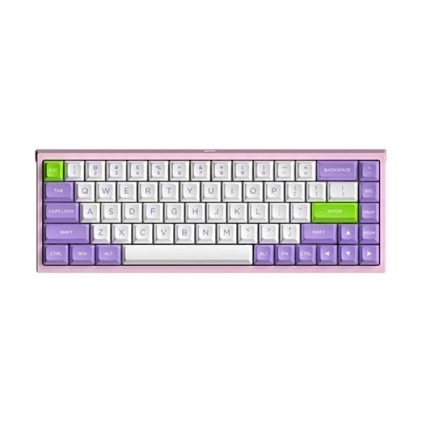 Bàn phím cơ FL-Esports FL680SAM Purple Wireless Gateron Cap Silver switch