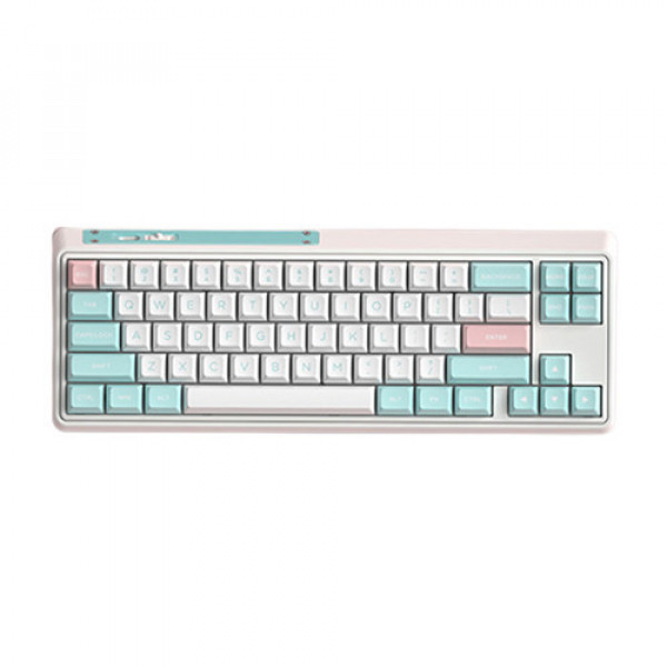 Bàn phím cơ FL-Esports CMK68SAM Marshmallow Wireless Gateron Pro White switch