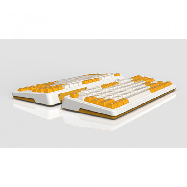 Bàn phím cơ FL-Esports CMK87 SAM Yellow White 3 Mode Kailh Box Red switch