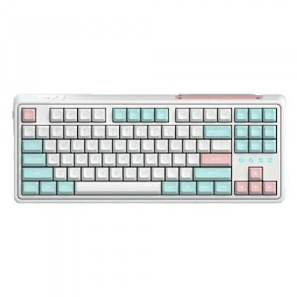Bàn phím cơ FL-Esports CMK87SAM 3 Mode Wireless Marshmallow Kailh Box White switch