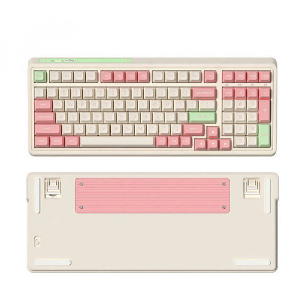Bàn phím cơ FL-Esports CMK99SAM Strawberry Sundae 3 Mode Wireless TTC Tiger switch
