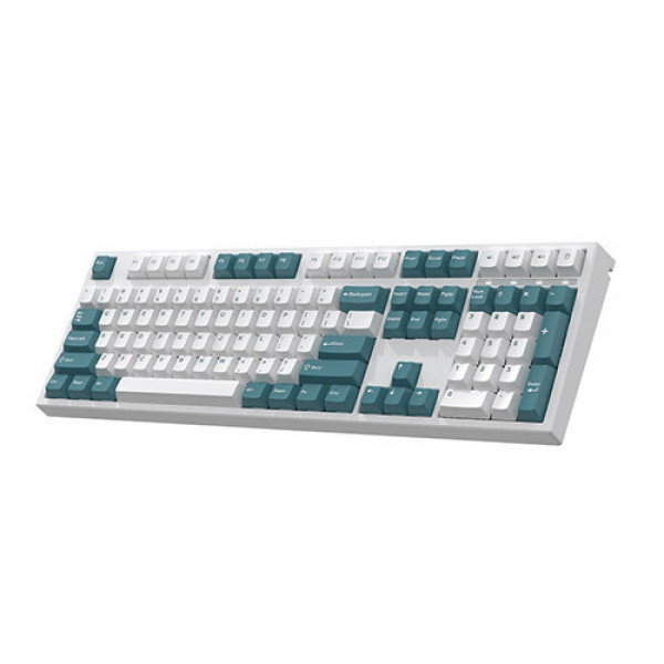 Bàn phím cơ FL-Esports GP108CP Aqua Green Kailh Box White switch