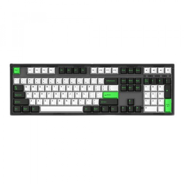 Bàn phím cơ FL-Esports GP108CP Blackish Green Gasket Mount Kailh Box Red switch