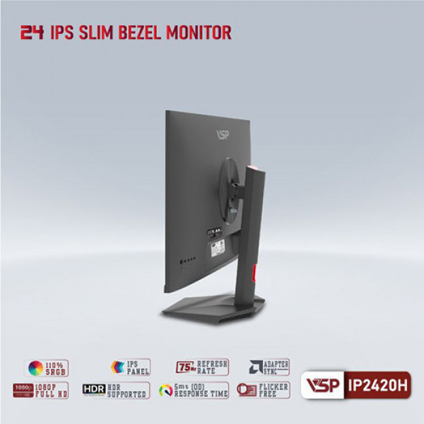 Màn hình VSP IP2420H (23.8 inch | FHD | IPS | 75Hz | 5ms)