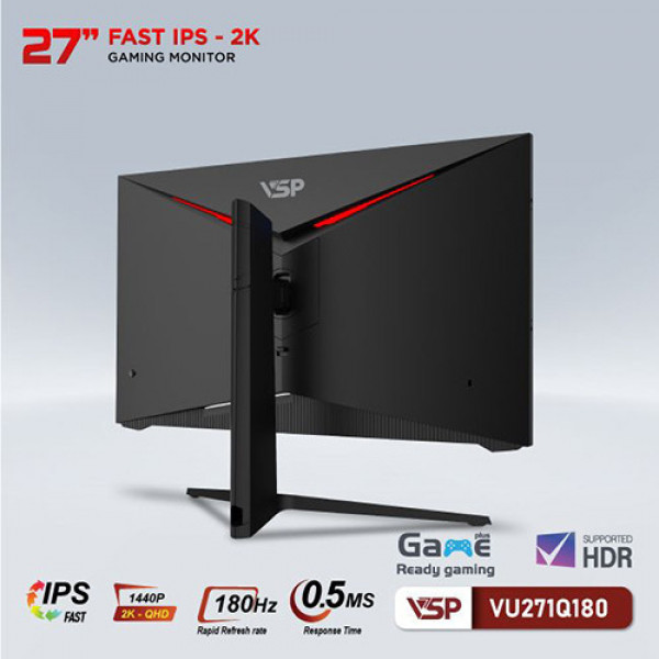 Màn hình VSP VU271Q180 (27 inch | QHD | Fast IPS | 180Hz | 0.5ms)