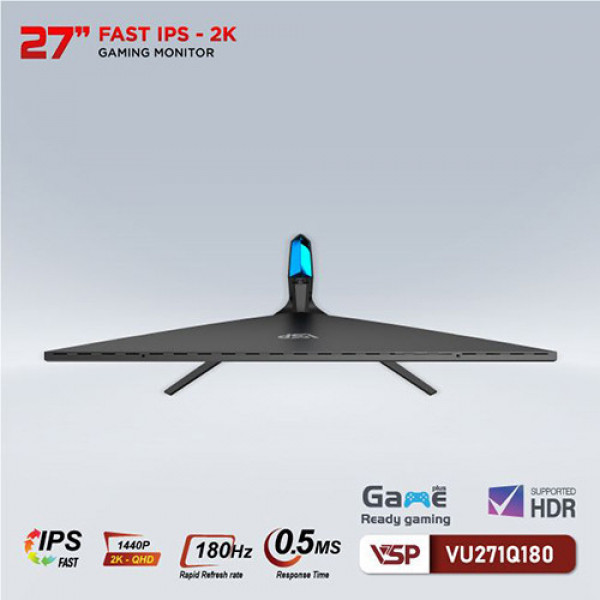 Màn hình VSP VU271Q180 (27 inch | QHD | Fast IPS | 180Hz | 0.5ms)