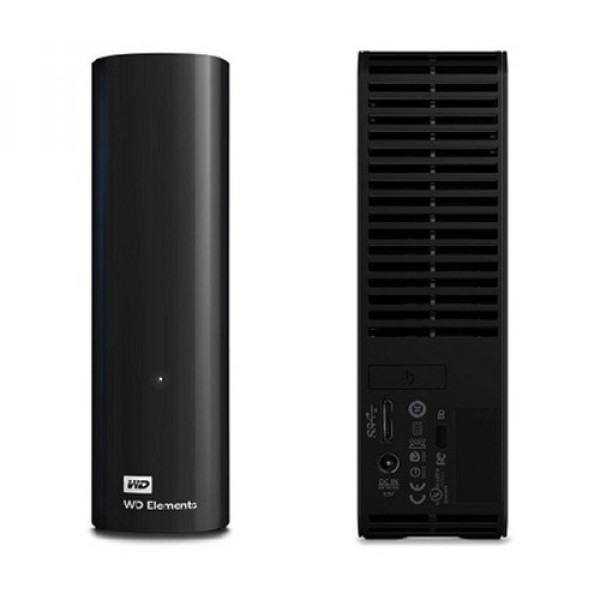 Ổ cứng gắn ngoài HDD WD Element Desktop 10TB 3.5'' 3.0 (WDBBKG0100HBK-SESN) - Đen