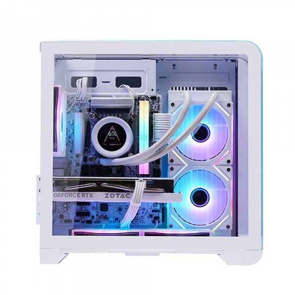 Vỏ Case MIK BARBATOS M WHITE (MATX/MID TOWER/Màu Trắng)